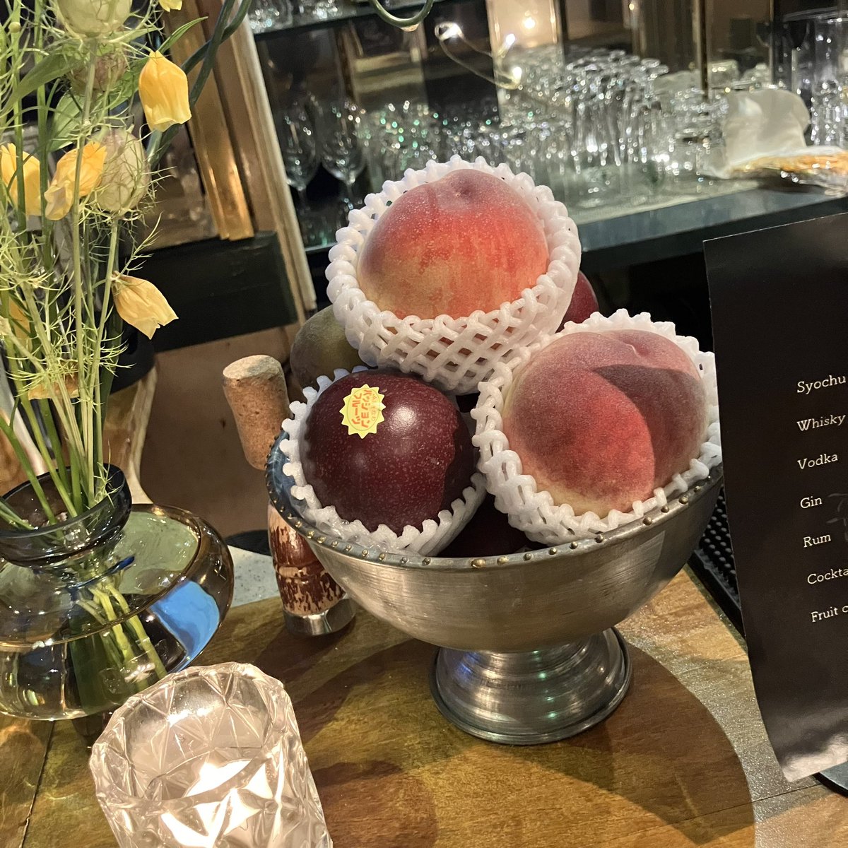BarMistel's tweet photo. 6/6（土）

Bar Mistel OPEN🌿

18:00〜 takumi＆まっさ

~ Recommend fruits ~
🍐いちじく 愛知県
🥝ルビーレッドキウイ
🥭パッションフルーツ
🍑福島県 白桃

~ Special food ~
ケイジャンチキン🐔

ワイン🍷クラフトビール🍺セレクトシガー🕯️
本日もご来店お待ちしております🕴️ https://t.co/2GerX71EIZ