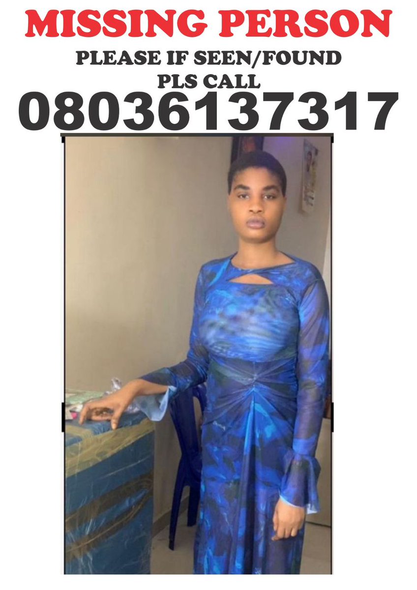 TheBeninBlogger's tweet photo. MISSING PERSON: UKAMAKA EKEANI (30 YEARS OLD)

My sister, Ukamaka Ekeani, aged 30, has been missing since 28 February. She was last seen at Evbukhu Omoruyi, Efe Drive. I left her at home and went to the market. When I returned, she was nowhere to be found. We have not seen or heard from her since that day.

She is not mentally stable and may be confused or unable to find her way home. The matter has been reported to the police, and we have been searching for her ever since.

Please help us share her picture and details. If anyone has seen her or has any information about her whereabouts, kindly contact us immediately.

Contact: 08135978494

Thank you for your support and assistance.