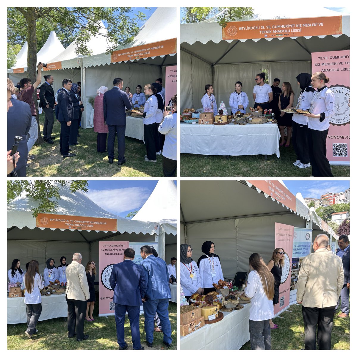 75Mtal's tweet photo. Bakanlığımız Mesleki ve Teknik Öğretim Genel Müdürlüğü tarafından düzenlenen “Türk Dünyası Mutfağı MEB II. Uluslararası Gastronomi ve Aşçılık Yarışma’sında Okulumuz yiyecek içecek hizmetleri alanı hazırladıkları özgün çalışmaları sergileme fırsatı buldu. https://t.co/AVT5PhMZP2