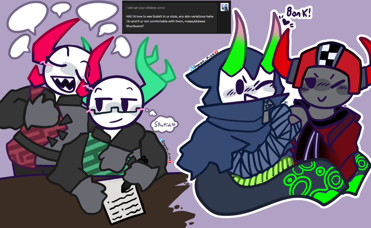 DaycoreFrisk's tweet photo. Ones I've done so far 🧵
Subkit and Shuriboard https://t.co/g5PpsV5lUj
