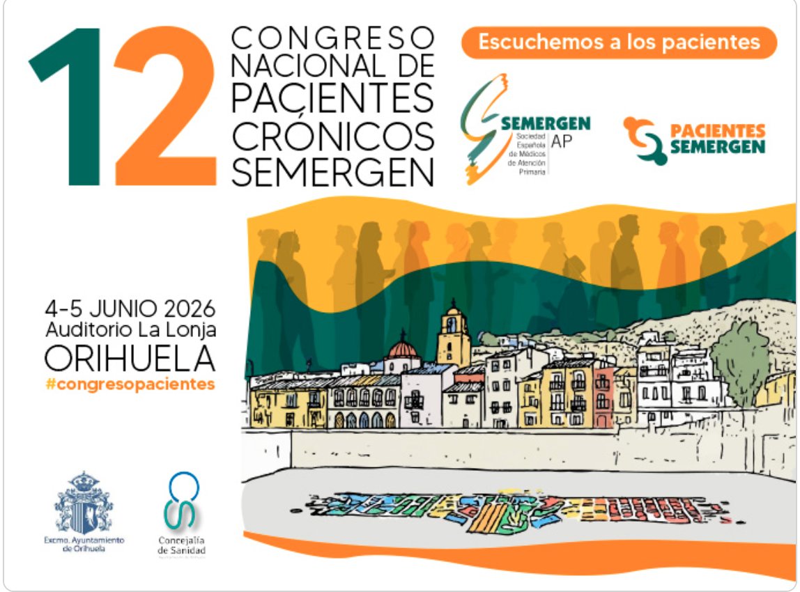 pacovr53's tweet photo. Ha sido una gran experiencia participar en este congreso en el que SEMERGEN da voz a los pacientes y, en algunos casos, los cuidadores, para relatar su vivencia y sus impresiones sobre la asistencia y acompañamiento recibidos. https://t.co/V1YdT7vCik