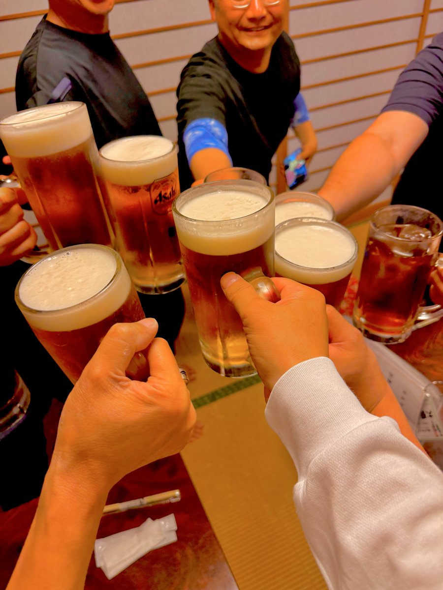 お疲れ様でした ⟡*🍻⸝⋆͛* 乾ꗯ̤̮杯🍻⸝⋆͛**⟡