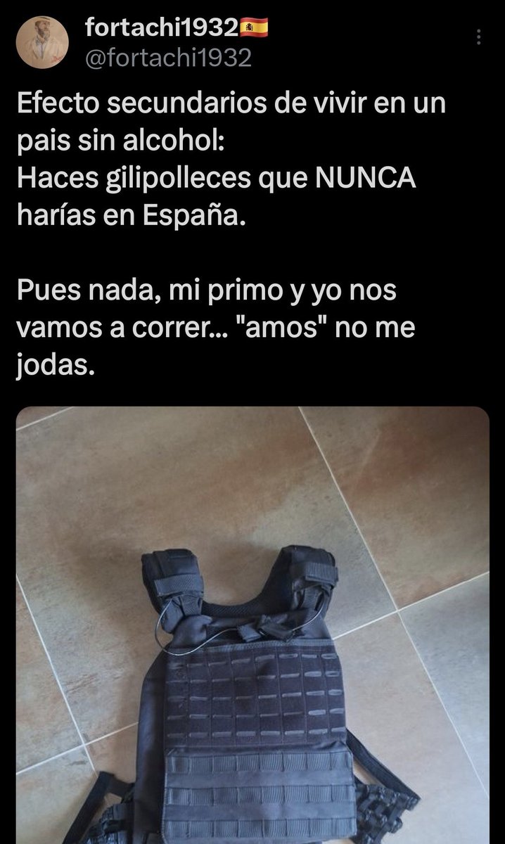 fortachi1932's tweet photo. Cada vez más convencido de que para elegir la milicia hay que llevar taras de fabrica.
Y aún más convencido que lejos de reducirlas, las acrecenta.
Un dia cualquiera de 2 de esos, más viejos que un bosque.
Aunque @elmancodeBacoor  claramente está mucho mas "abollao" que yo. https://t.co/7IuJYDNeXx