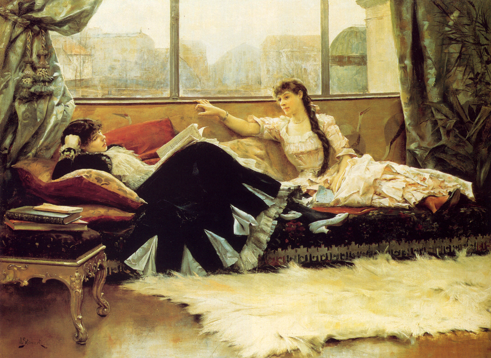 JuliusLStewart's tweet photo. Sarah Bernhardt and Christine Nilsson #artbots #stewart https://t.co/5QK9p8gcfZ