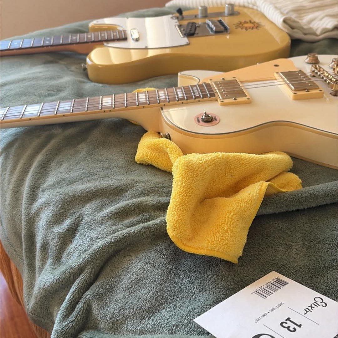 LumenDArius's tweet photo. I restrung my guitars today… are you proud of me?
Lumen too strong and accidentally broke a D-string so now there’s an incomplete set sitting in my drawer, but at least my babies were given some love ☺️ https://t.co/5zA7BV3uGu