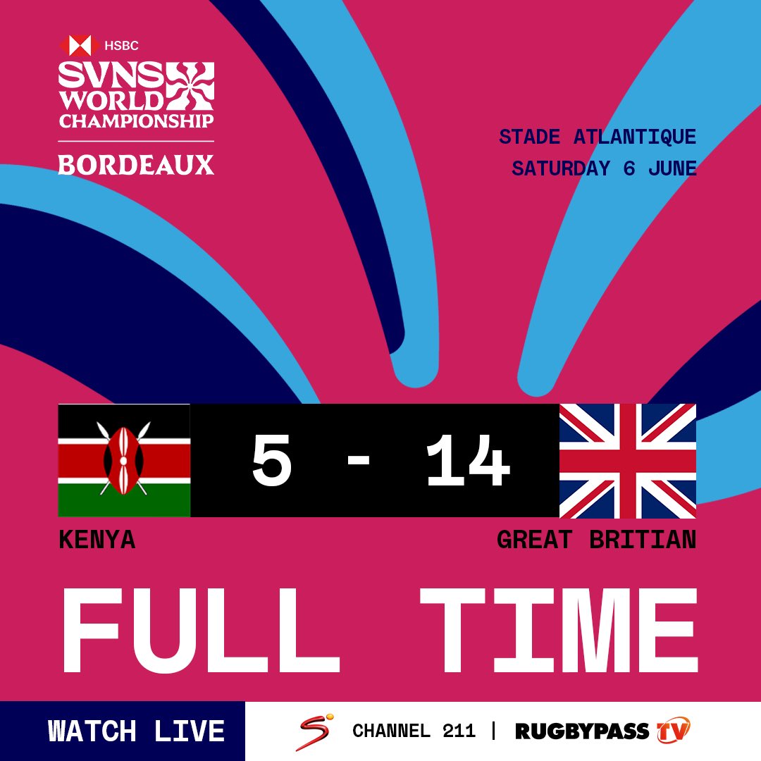 Image for the Tweet beginning: Kenya 5–14 Great Britain 🇬🇧

A