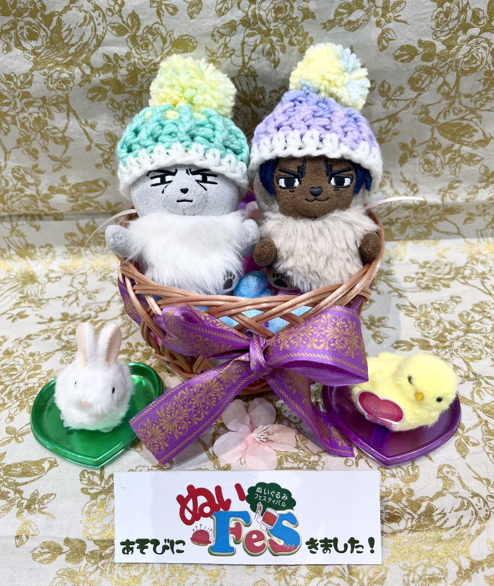 310zatta's tweet photo. ぬいフェス、初めて行ってきました！
麦わら帽子、ニット帽、むなげ、ぬい撮り棒を購入🌙🎏どれも可愛い💚💜
#ぬいFes大阪02 https://t.co/HnJcGQSY6X