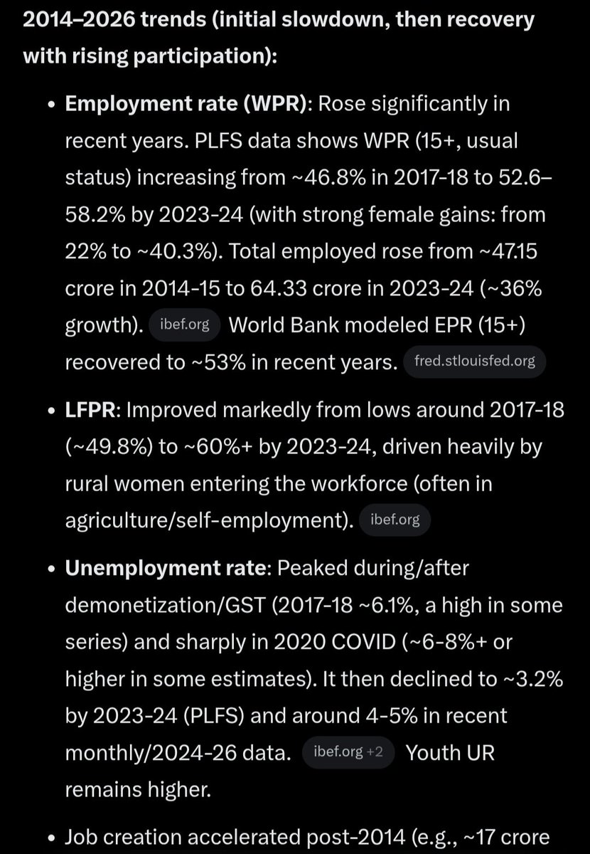 ShreySChauhan's tweet photo. @TheCockroachIND @abhijeet_dipke Situation of employment has been getting better under a stable and strong government in India but unfortunately a lot of countries working on destabilizing our nation and it's progress can't accept it. And time and again they promote someone to do their job.

#propaganda https://t.co/ouMvWo2po0