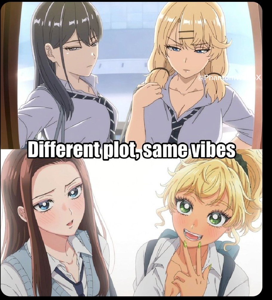 PhantomWeebX's tweet photo. Some duos are just destined to have the same energy. https://t.co/smDZVB73AX