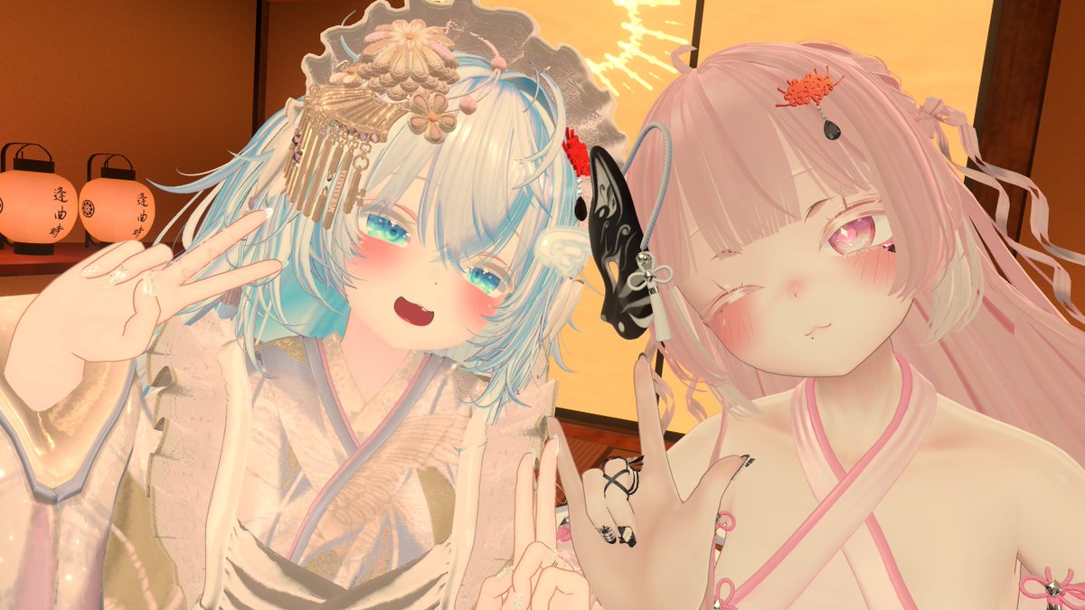 minamisanteam's tweet photo. 昨晩は #VRCおうまがとき ありがとうございました❕
１の部屋のメンバーと久々ごんちゃんとオフショット💓
今日もいっぱいお酒飲んだぜ～～！
KPしてくれてありがとね！

個別のお礼はリプツリーに繋げます！ https://t.co/lhIVwm2EnR