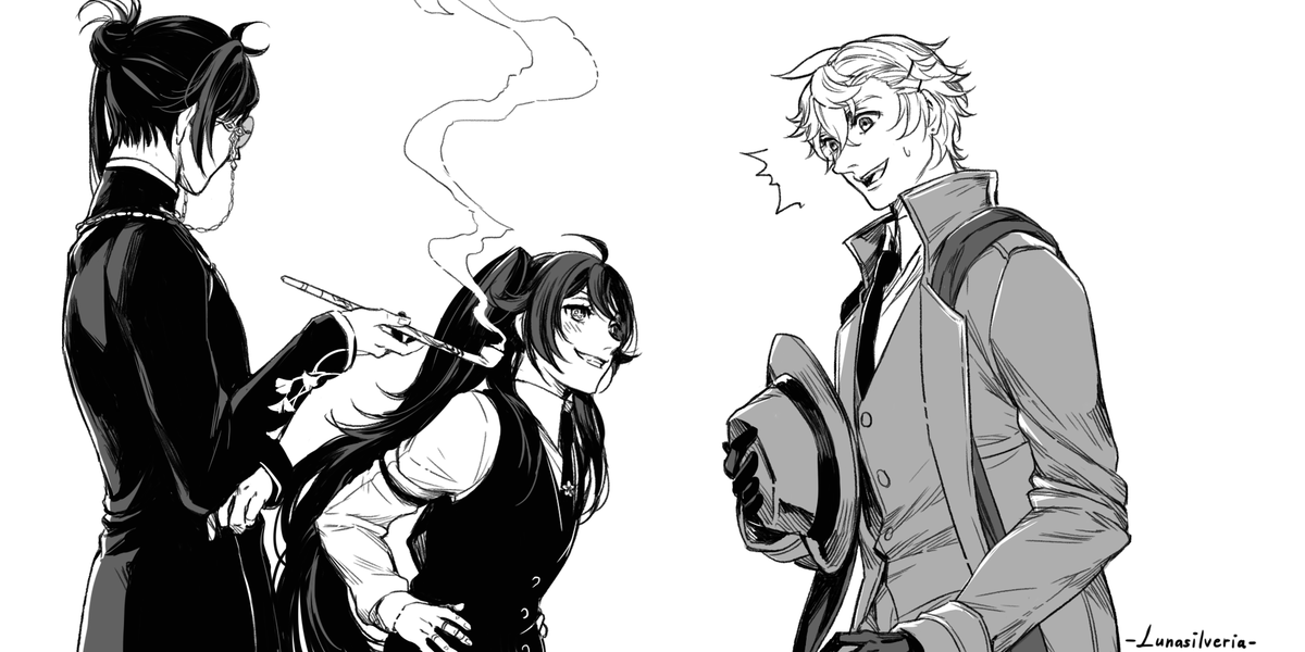 Lunasilveria29's tweet photo. First Meeting

'Wait, she's the boss?!' https://t.co/wi3fhTluvr