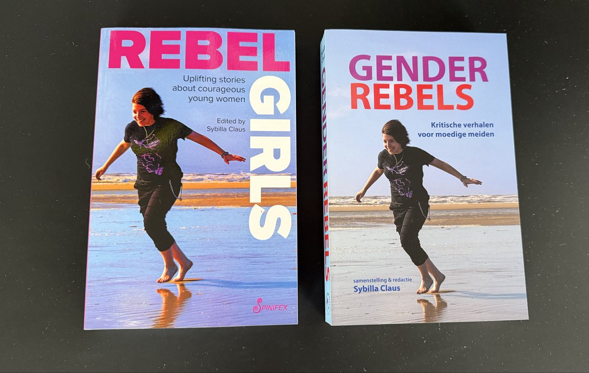 GenderRebelsorg's tweet photo. Next to the Dutch original. Half of the stories in Rebel Girls are new! https://t.co/S5D7n3YcuI