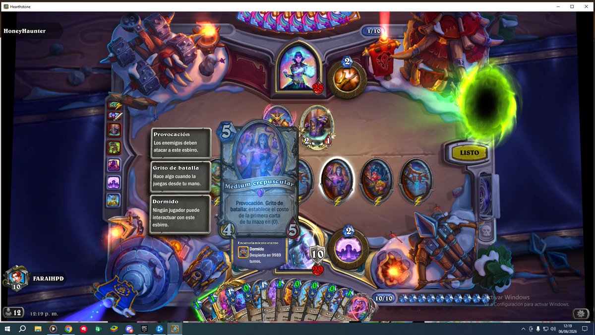 JONATAN33A's tweet photo. @BlizzardCS_ES A VER BLIZZARD ASTA CUANDOOOOOOOOOOOOOO COMO PUEDE SER QUE UNA CARTA ME DEJE DORMIDO UN ESBIIROO POR 10000 TURNOS ENSIMNA ESTE HACE QUE EL ESVIRRO CUELSA A SU MANO PARA USARLO INFINITAS VECES EXIJO QUE ESTA CARTA SE ELIMINE O SE CAMBIE EL PODER DE LA CARTAAAAA... https://t.co/h4HgAzHEW6