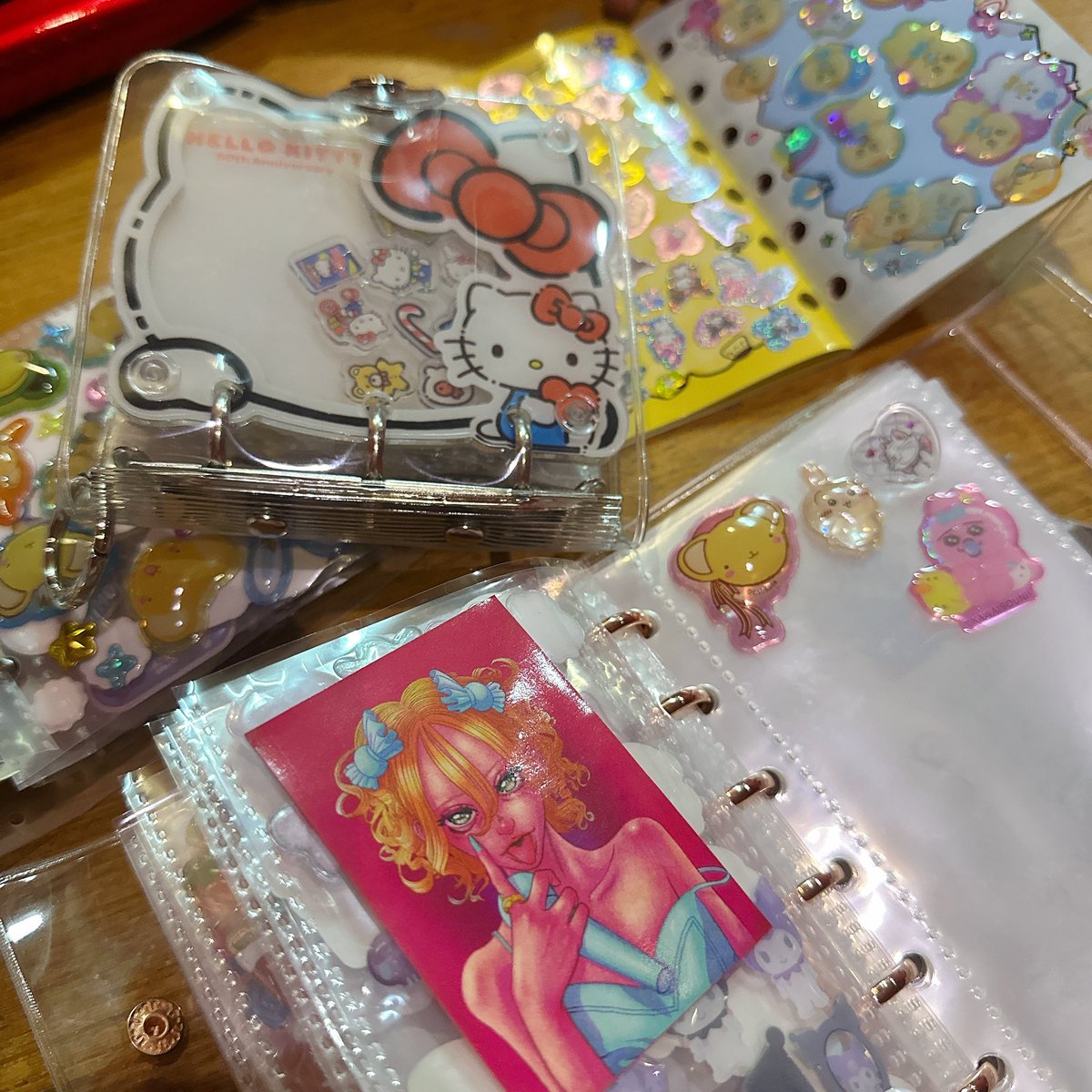 kimipri_kiyu's tweet photo. ちゃんすさんがきゆのためにシール帳デビューしてくれた😸うれしい🎶♡ いっぱいもらった♡ みかさやも交換してくれた🎶オタクくんもシールくれた🎶ｳｯﾋｮｰ https://t.co/vkaTj6Fg0o