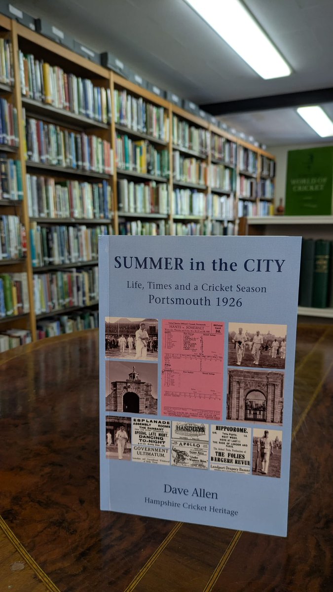 archivist_al's tweet photo. Love the title of this book (great 60's song) although doesn't feel like summer today, a look at cricket in Portsmouth 100 years ago, produced by Dave Allen and the Hampshire Cricket Heritage team https://t.co/ebcy8jvtVK