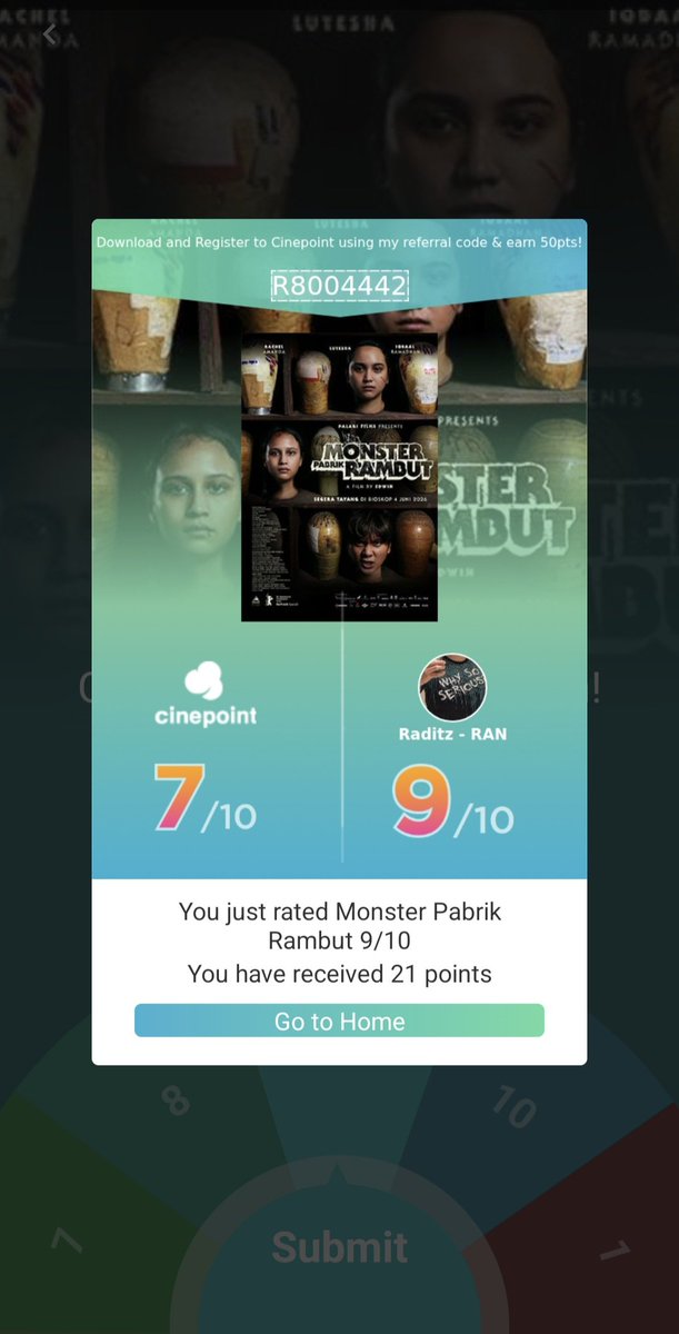 raditz87's tweet photo. 117. Monster Pabrik Rambut
Film horror yg unik dan absurd, tapi justru itu yg membuatnya menarik dan fresh.  Ceritanya solid dan penuh misteri dari awal. Bagus
#MonsterPabrikRambut
@cinepoint_ @PalariFilms @cinema21 https://t.co/Dl9ak5l4JZ