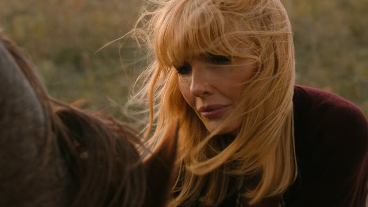 amylarsen_'s tweet photo. Beth Dutton and her horse this scene was so sweet one of my favorites in #DuttonRanch https://t.co/KZaM0rxpZ9