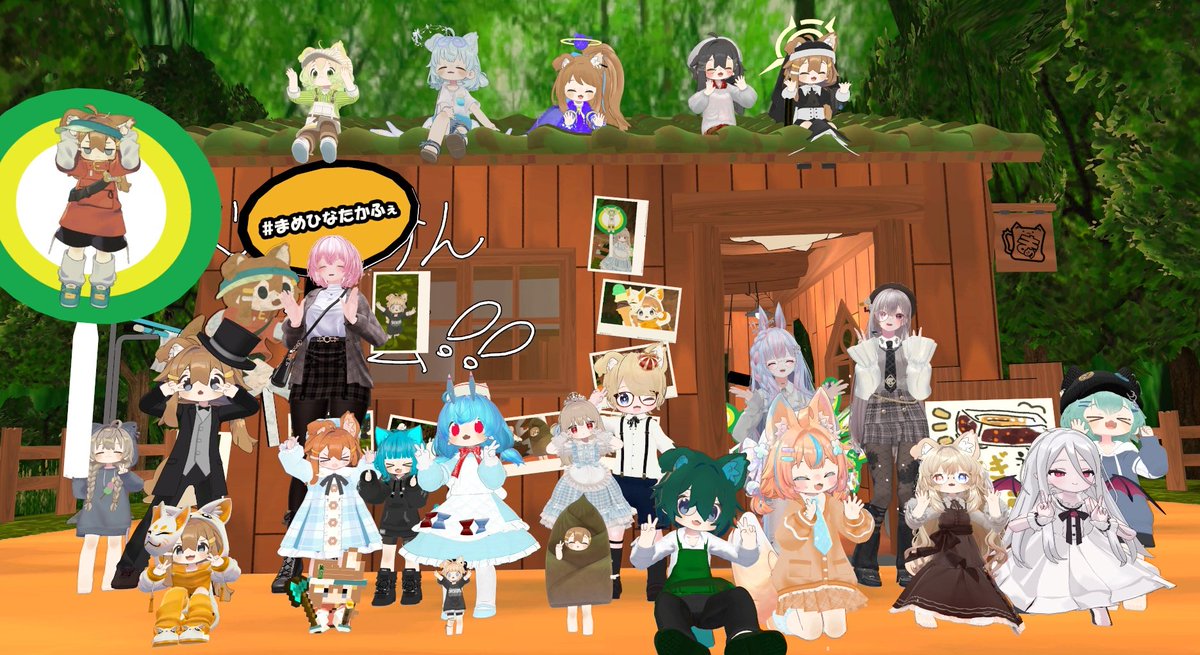 YamaVRC46895's tweet photo. #もるらぼ　さんの 
今年初ギミック「わくわくアドベンチャー」本日こちらを使わせて頂き
#まめひなたかふぇ　でジャンケン大会をしました！ 
こちらのグーのお写真実は僕が担当しました！
ランダムに武器が出るのでとても冒険にはうってつけのギミックでした！
是非、思い出の冒険のお供に！ https://t.co/xdiOR1a4N7