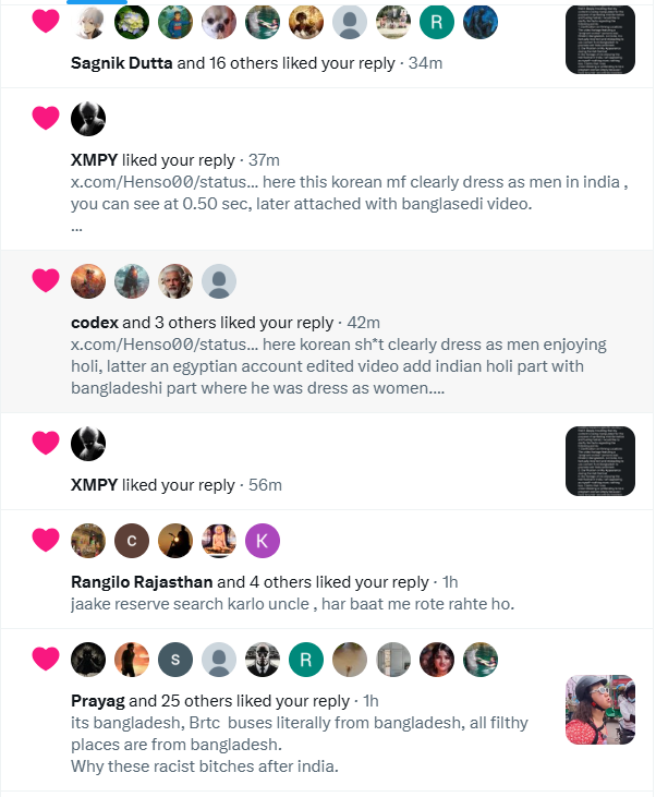 Henso00's tweet photo. This Korean men turn women video already gain commulative 200 millions views only on X.

No community note on chinese ccp accounts who spread this doctored video.
Simply targeting India tourism industry . when will our ministry look into this , why X supporting these acounts and amplifying such content . no community note.   @AshwiniVaishnaw @MEAIndia 

we are fighting fake news but govt. doing nothing as always .