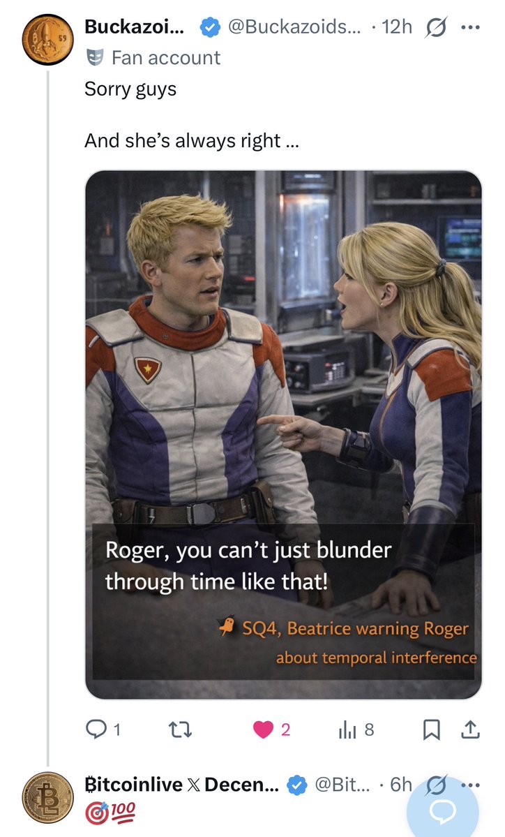 buckasquad's tweet photo. @kleaweb3 Gm. You could probably rock a space suit, couldn’t you? https://t.co/G9iOhuUSZ9