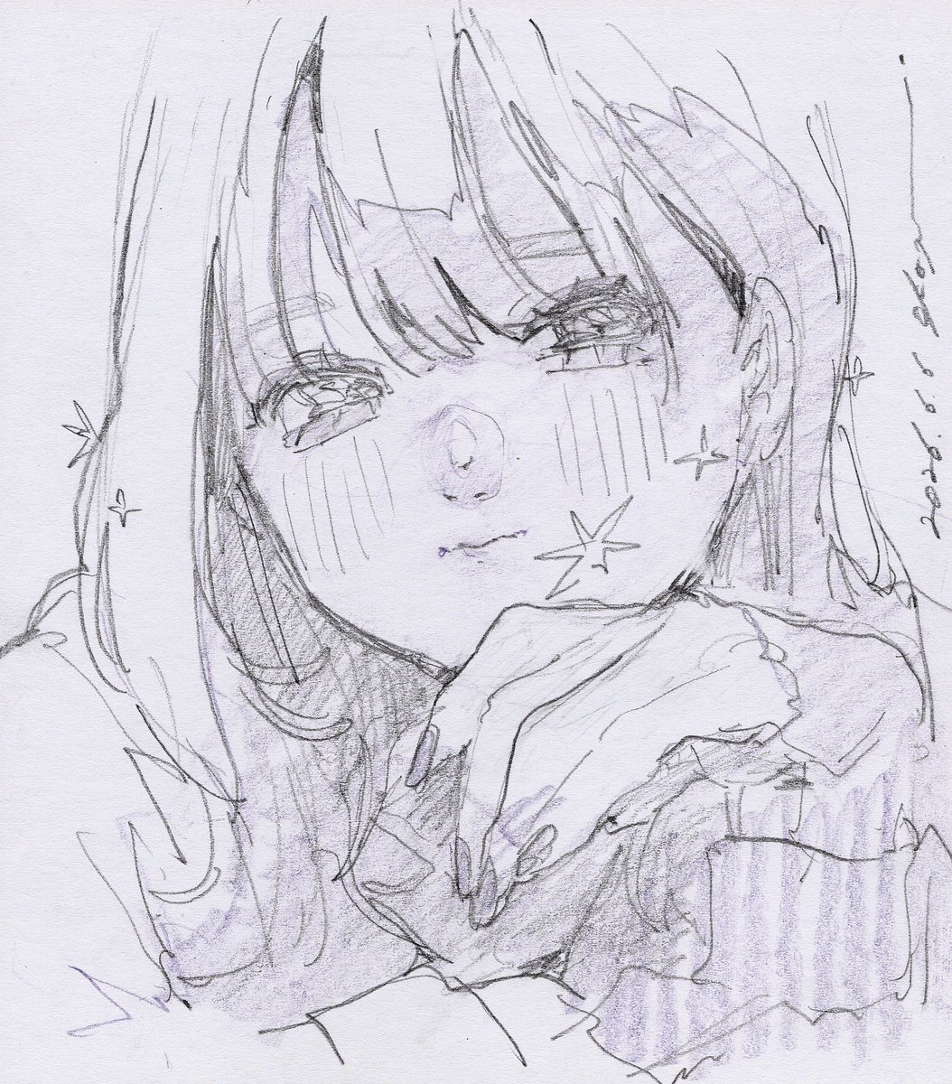 #COMITIA156 
今回の色紙ドローイングは悩みごとシリーズな4枚です💭 
