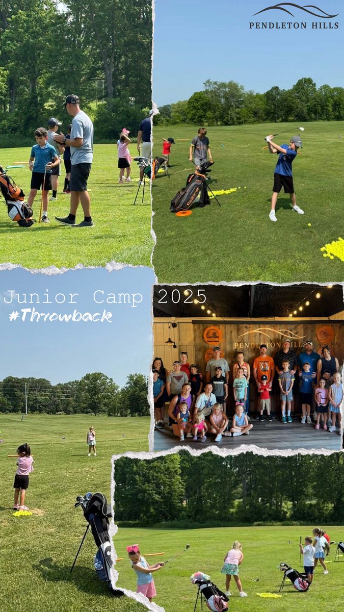 HillsPendleton's tweet photo. Here’s a little #throwback to last year’s Junior Golf Camp! 😊

As a reminder, this year’s Junior Golf Camp is June 16-18th, price is $50 

Ages 10+ at 9:00-10:30am
Ages 9 & under at 11:00-12:30pm

Our new Head Professional Bill Schuetz will be running the show along with Emilie Bertram, both have years of junior golf experience and are excited to put on a fun camp! 

Sign up here: https://t.co/wUyXrZOh7D 

#JuniorGolf #TheHills #Golf #JuniorGolfCamp