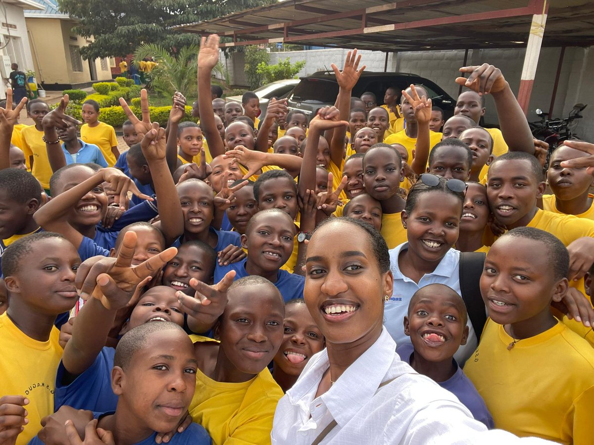 qsimpactrwanda's tweet photo. Yesterday, QS Impact Kigali Council engaged 200 students, teachers, and school leaders at GS Kagugu as part of #WorldEnvironmentDay2026 and #GlobalDayOfAction.

Together, we discussed climate change, carbon footprint reduction, and environmental stewardship. https://t.co/4YaJdoOTHZ