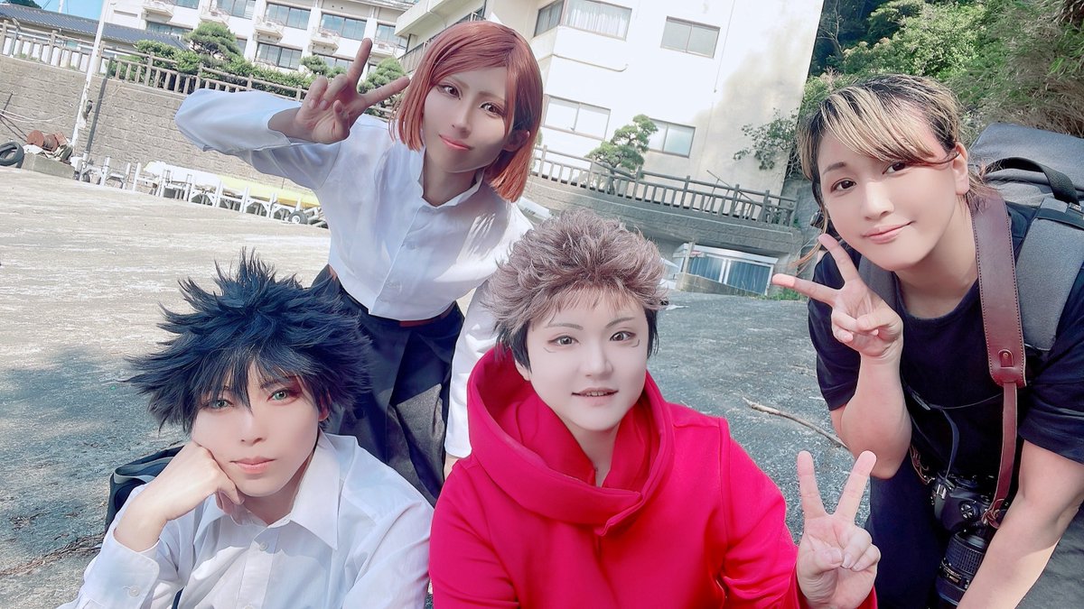 natsuki_maera's tweet photo. 今日はねんずで撮影してきました〜！🐯🌹🐺悠仁やるのめっちゃ久しぶりだったけど3人でわちゃわちゃ出来てすごく楽しかったです✨🥹天気もロケーションも良くて最高でした！はるちゃん、マイルさん、和希さん、ありがとうございました🧡 https://t.co/7SYmyaUtUJ