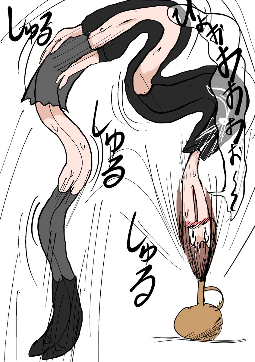 Uranmarun's tweet photo. 前に描いてた吸い込み落書き https://t.co/OhzG14nYwO