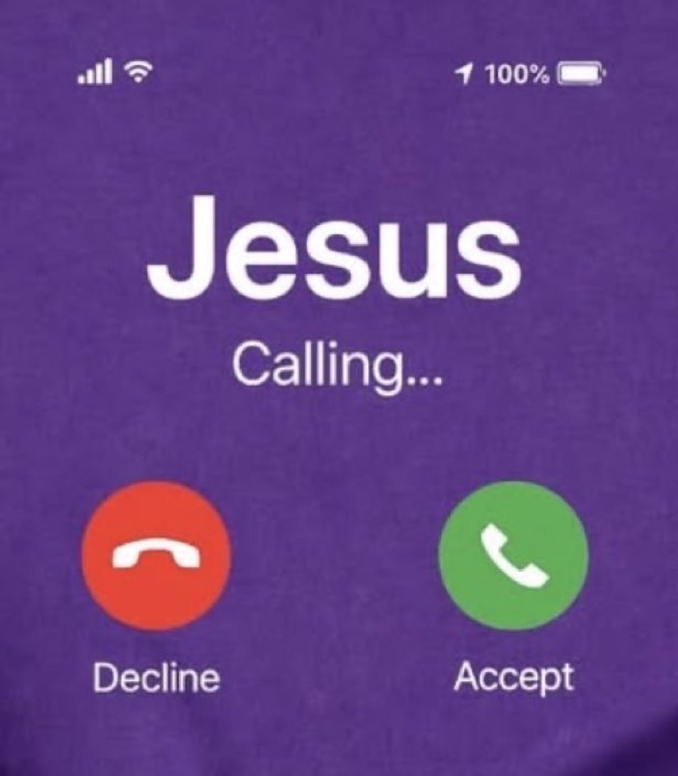 ChristIsComing5's tweet photo. TAKE the call!!! https://t.co/f90i5p1nkw