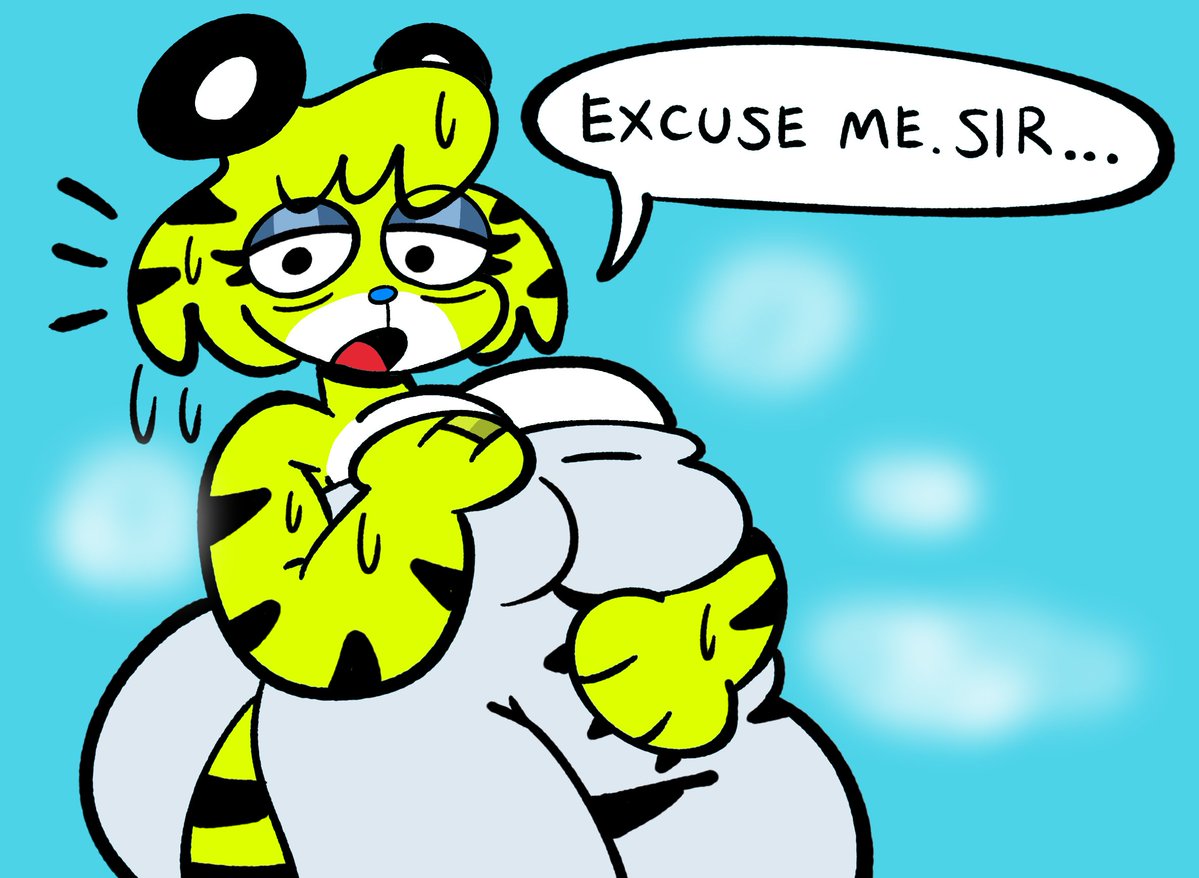 LimeAndRonnie's tweet photo. Too lazy to wipe myself...🤷‍♂️ #oc  #furry  #furryart https://t.co/debvqAI4gU
