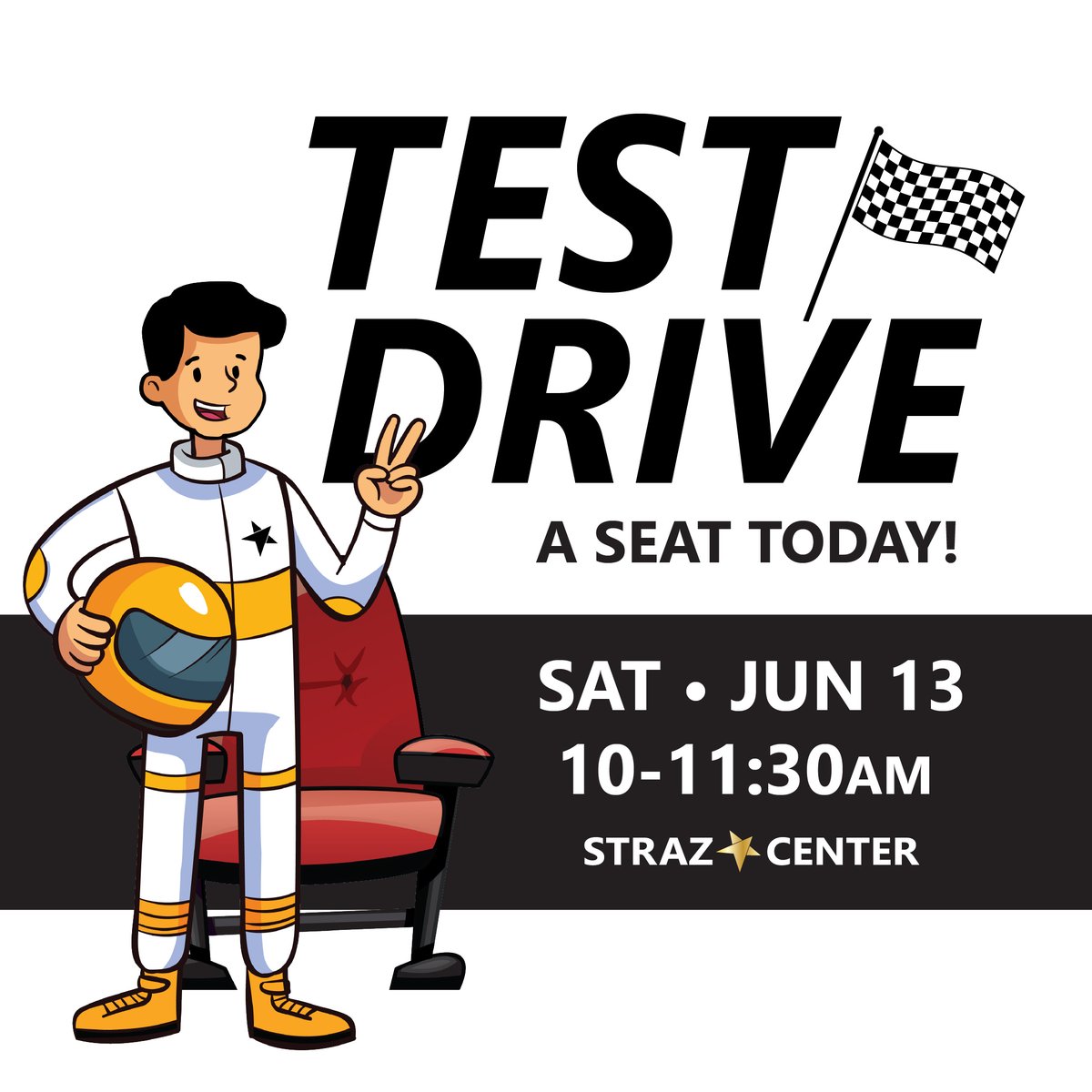 StrazCenter's tweet photo. Discover your perfect seat for the upcoming Broadawy season at Test Drive a Seat next Saturday!

More info: https://t.co/wQTGz9z5wb https://t.co/6gdL1tSeeC
