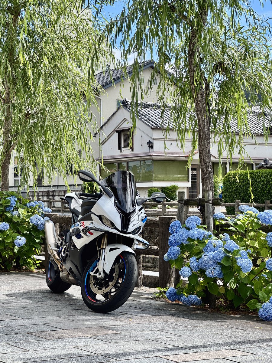 hiro_s1000rr's tweet photo. 6:30に出発して23:30に帰宅の山道有り約500kmのあじさいツーリング笑笑

リッターSSで走る距離じゃないって😵‍💫
ケツの肉が総辞職しました。 https://t.co/OEkyNfmbff