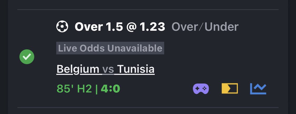 Supasonicshamzy's tweet photo. @39billion The kind speed wey I take dodge this Belgium game eehn😂😂😂
I knew this game was a stray bullet and e go touch a lot of people😂😂😂 https://t.co/7VnDuFQCbk