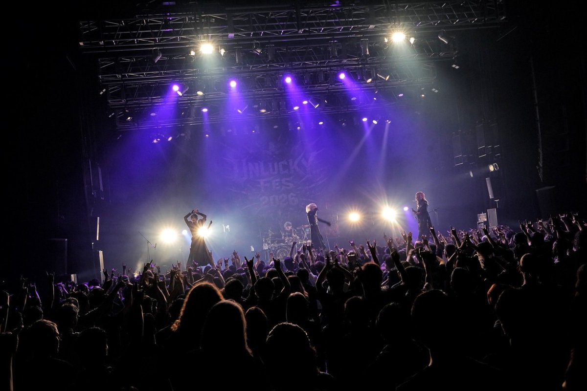 JILUKA_official's tweet photo. 【JILUKA LIVE #637】
■2026年6月6日（土）
■川崎 CLUB CITTA'
Unlucky Morpheus presents
『 UNLUCKY FES 2026 』

［1］Unholy Orpheus
［2］NEMOPHILA
［3］SABLE HILLS
［4］JILUKA
［5］Unlucky Morpheus

ご来場いただきました皆様、
ありがとうございました！

pic by @Lestat_cm_pro https://t.co/gV1jz2ml3B