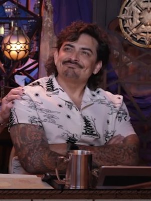 nahanoyi's tweet photo. the man who has also been in the room 
#criticalrolespoilers https://t.co/mG1jLCppyG