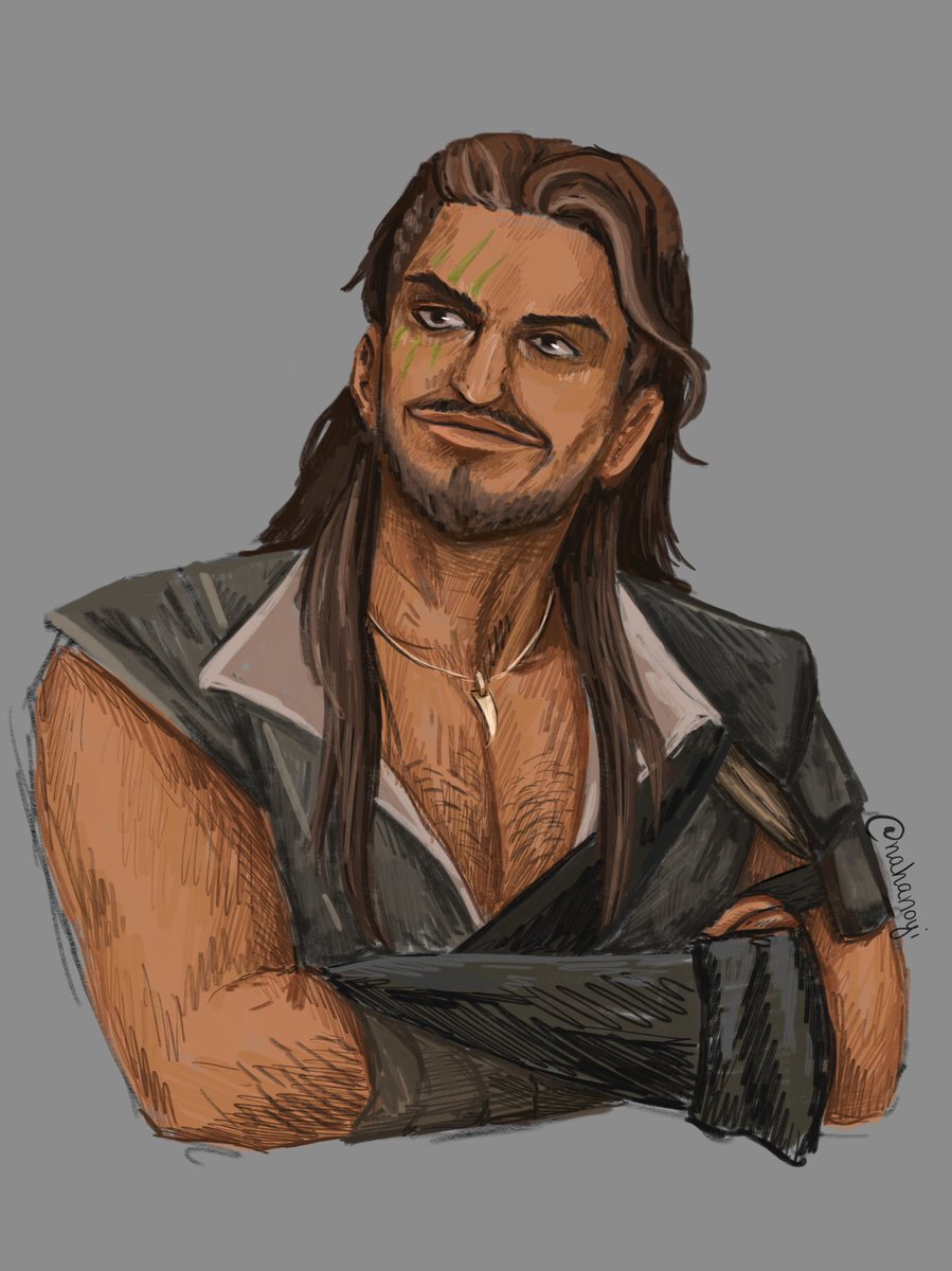 nahanoyi's tweet photo. the man who has also been in the room 
#criticalrolespoilers https://t.co/mG1jLCppyG