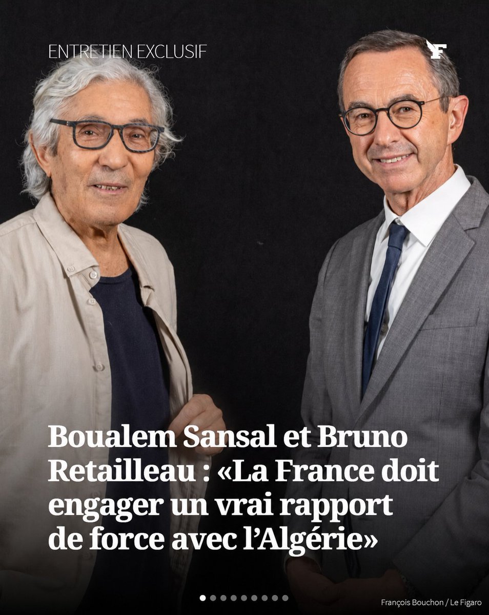 BlasterJules's tweet photo. Où l'on soulignera que si un tel tapis rouge a été déroulé à Boualem Sansal, c’est parce que ses positions flattent l’impensé raciste-colonial français, faisant de lui « l’écrivain arabe » idéal pour les réactionnaires de tous bords, un rôle dans lequel il s’est toujours complu. https://t.co/uPN6vfimOw