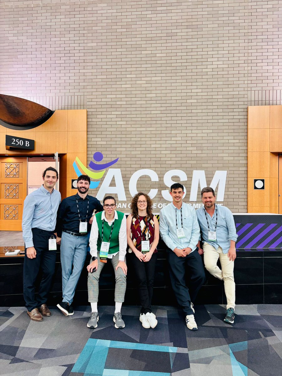 andreapil8's tweet photo. Wonderful 2026 ACSM conference.
Great science, great friends!

It was awesome to share the stage with such distinguished scientists @RobWust and Gwenael Layec.
@ACSMNews https://t.co/wZh12FPjJn