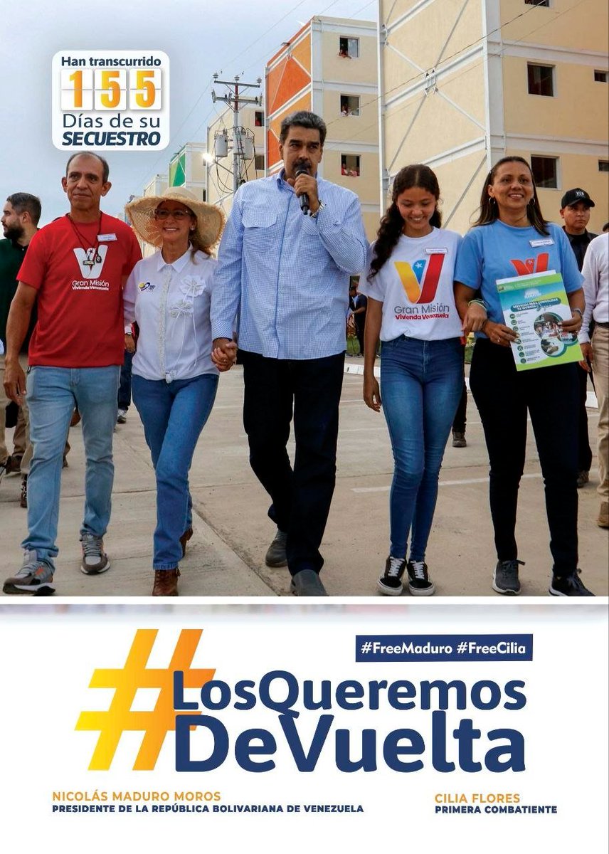 HumanidadEnRed's tweet photo. Ni muros ni fronteras detienen la fuerza de un pueblo. Seguimos en resistencia y amor incondicional por su regreso. ¡Nicolás y Cilia, su familia y su pueblo los esperan! 🇻🇪❤️ #LosQueremosDeVuelta https://t.co/fIBicc4jpS