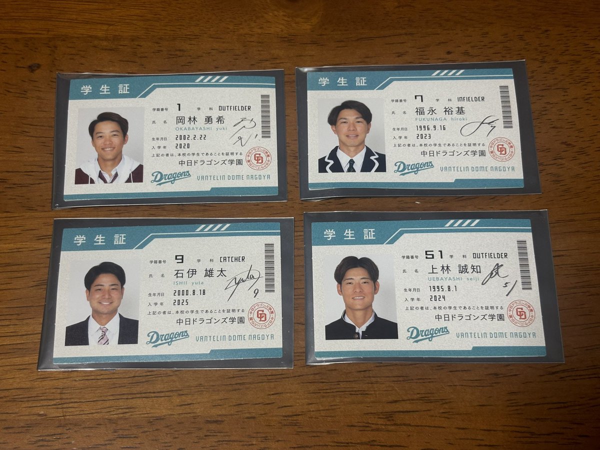 __akira7__'s tweet photo. #ドラゴンズガチャ 

①アクリルネームバッジ
譲 1×2.19.21.25.42

求 定価(400円) 

②ユニホームクッションストラップ
譲 2.9.19

求 定価 (400円)

③アクリルキーホルダー
譲 1×2.5.19.54×3.55×3

求 定価 (500円) 

④推しメン学生証ステッカー
譲 1.7.9.51

求 1994 https://t.co/3zNJosBQx4