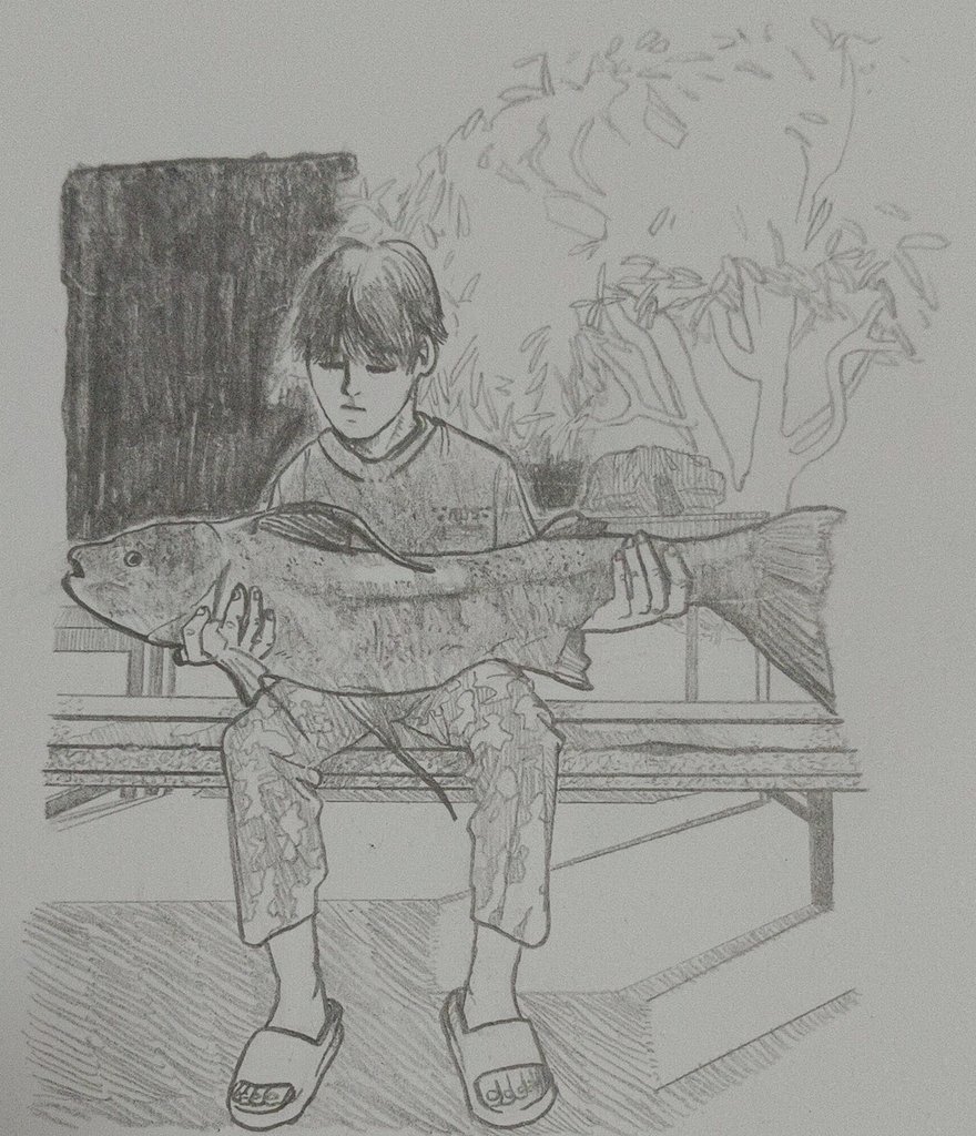 MagicMoci's tweet photo. Drawing my uncle.
I was in the middle of making ppls sketches until he comes in asked if I could draw him. Of course I would so here's the result, he's satisfied at least. https://t.co/TB4zsLqERH