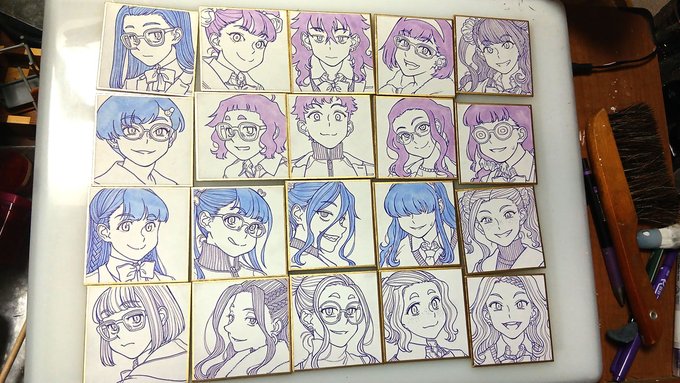 あとは色を塗るだけ。