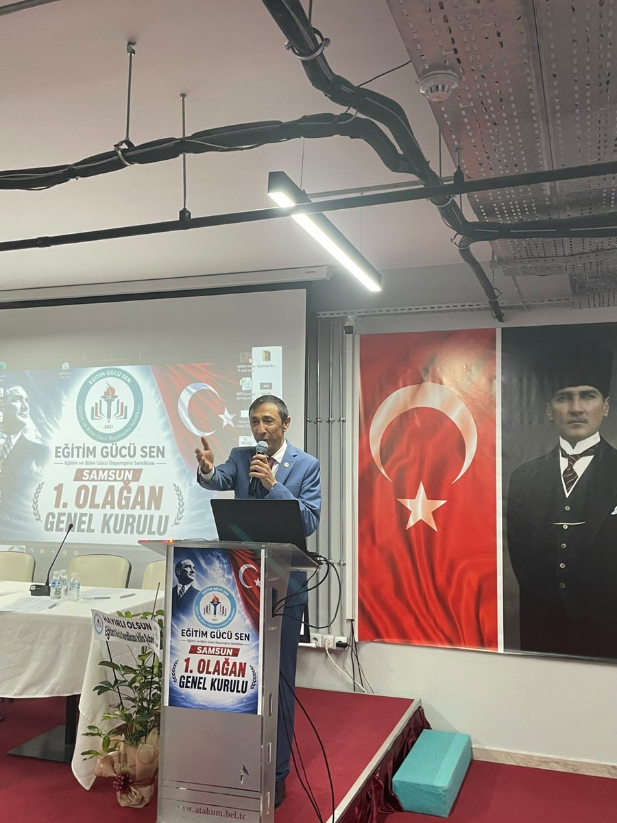 egitimgucusen's tweet photo. Genel Başkanımız Oğuz ÖZAT, Genel Sekreterimiz Sinem AKŞEMSETTİNOĞLU ve Genel Başkan Yardımcılarımız  Resul PARTİCİ ve İbrahim Halil TOPALLAR’dan oluşan heyet, Eğitim ve Bilim Gücü Dayanışma Sendikası Samsun Şubesi Olağan Genel Kurul Toplantısı’na katılım sağlamıştır.

Birlik ve dayanışma ruhu içerisinde gerçekleştirilen genel kurul sonucunda Samsun Şube Başkanlığına seçilen Emrah HOPALI ve yönetim kurulu üyelerini tebrik ediyor, görev dönemlerinde başarılar diliyoruz.

Birlikte büyüyor, birlikte güçleniyoruz. Eğitim çalışanlarının hak, emek ve onur mücadelesini kararlılıkla sürdürmeye devam edeceğiz.