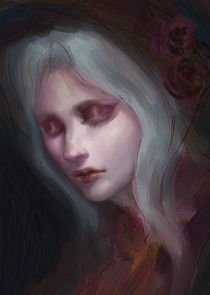 jia_yn's tweet photo. Wip of a commission of the doll! 

#bloodborne https://t.co/A396OMMO0u