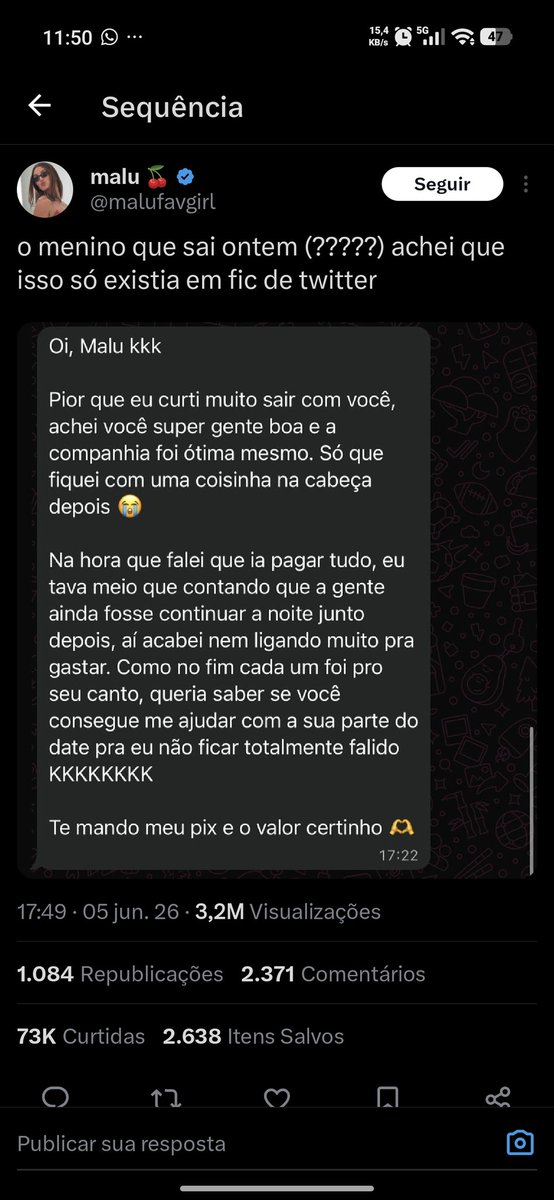 Zynex_br's tweet photo. pelo menos o cara se explicou e não foi babaca, mas pô, essa galera tá viajando muito c esse pensamento de "homem de verdade", a mulher tá exigindo muito do cara tbm, o mano é só motorista de Uber kkkkkkkkkk https://t.co/oIbGemg1Wj