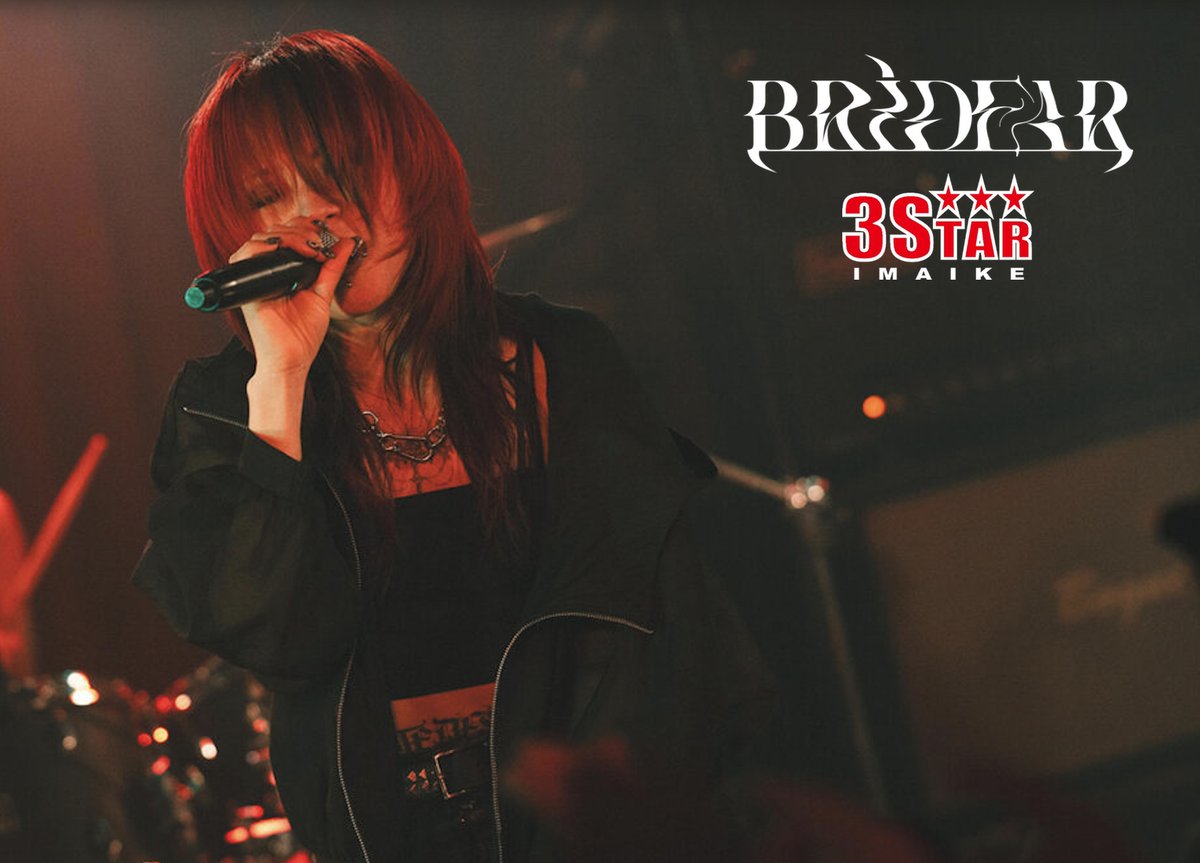 Bridear_USA's tweet photo. ◤ LIVE INFO 2026 ◢
2026 Jun. 20 (Sat)
Opening hours 17:30 / Curtain time 18:00
Imaike 3STAR (@3star_imaike)
#Aichi #Imaike #Nagoya #jrock #BRIDEAR https://t.co/i49oFEHl6u