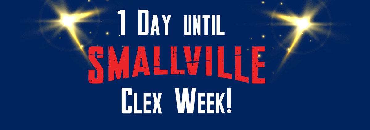 svclexweek's tweet photo. 24 hours until #svclexweek! We are excited to see what everyone's been working on! Not sure you'll make it in time? No worries! Since there are so many clex/DC events happening, we will be leaving the collection open and interacting with fanworks for an additional week! https://t.co/41F1sef3JN