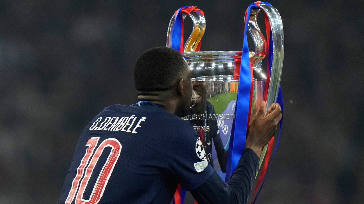 Lamine__Ryan's tweet photo. Man, Dembélé’s journey is wild.
From that exciting Rennes kid to killing it at Dortmund, then the huge Barca move where injuries kept knocking him down… to finally shining at PSG.
He didn't gave up. Now Ballon d’Or winner and UCL hero. Proper comeback story! Respect 🔥⚽ #Dembélé