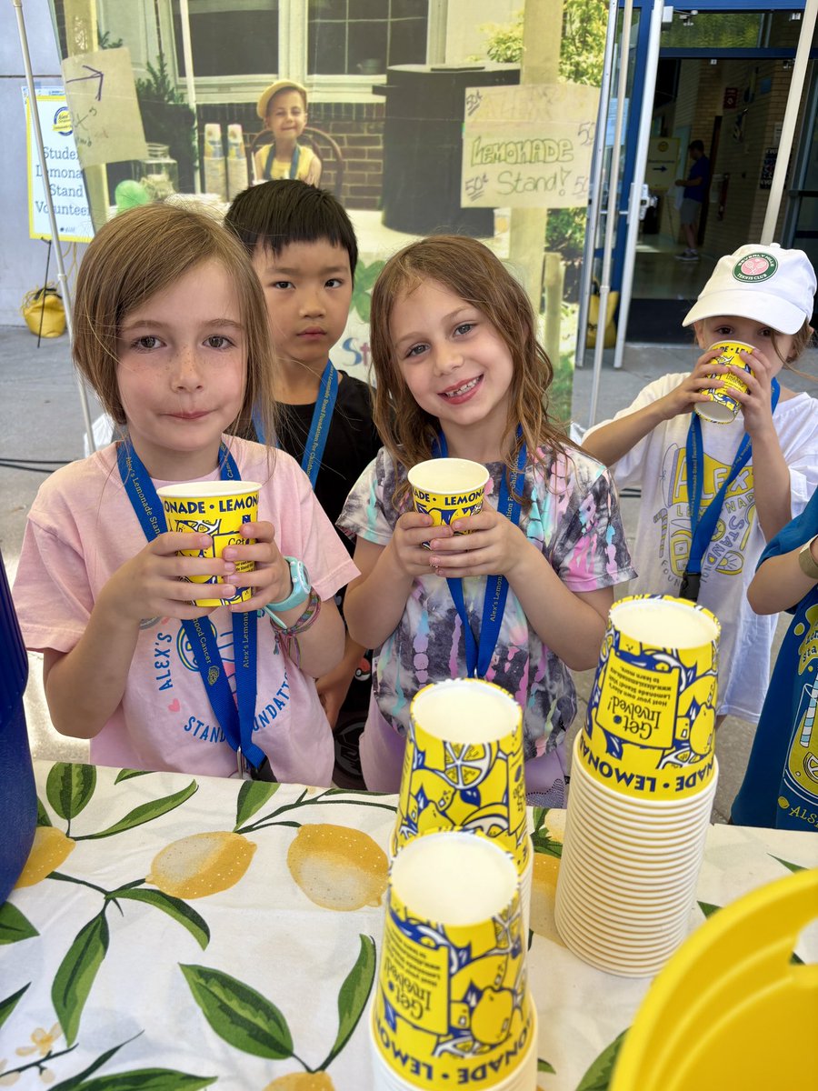 AlexsLemonade's tweet photo. We're having a sweet time here at #AlexsOriginal! 🍋🎉

It's so wonderful to see everyone's smiling faces today for this inspiring event that honors Alex Scott's legacy of raising funds to cure childhood cancer. Stay tuned all day for social coverage and be sure to tag @alexslemonade in your own social media posts if you're attending!

If you can’t attend, you can still donate here in honor of Alex’s Lemonade Stand to fight childhood cancer 💛🎗️